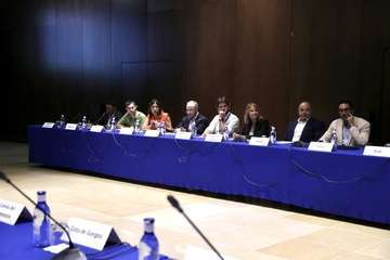 La alcaldesa de Telde participa en el Encuentro de Líderes Urbanos que se celebra en Málaga/TA.
